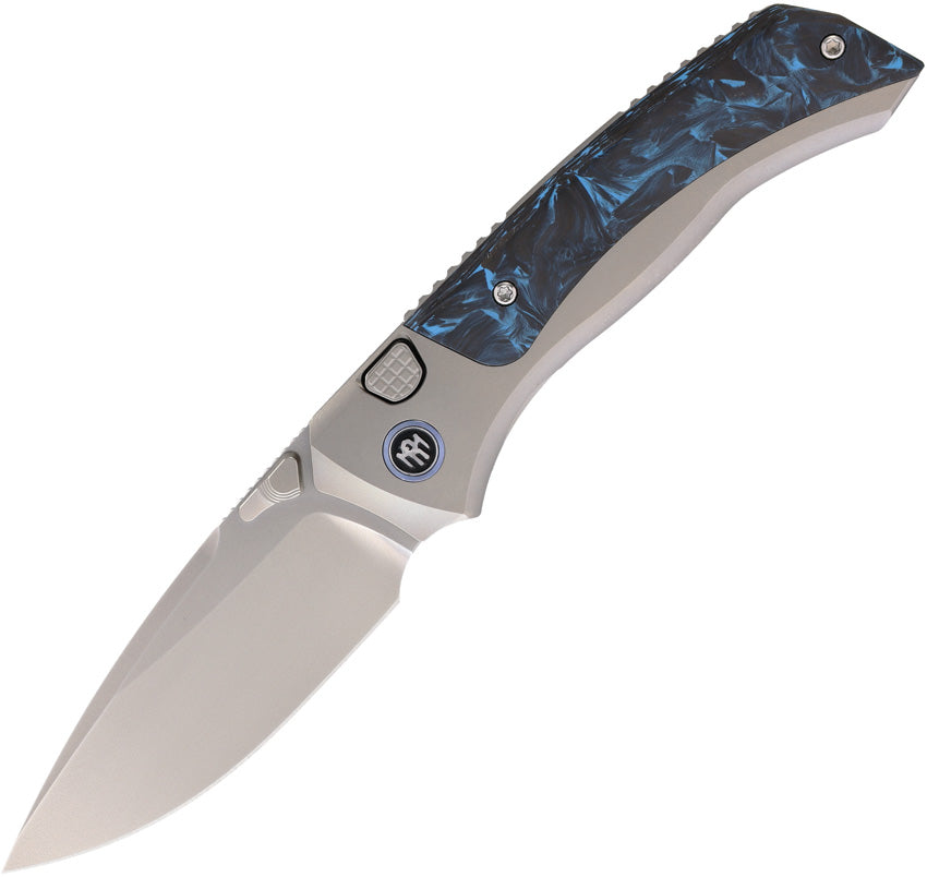 Steed Button Framelock Blue RTWS-TB
