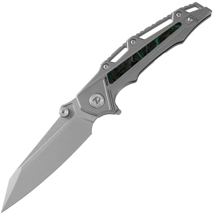 Framelock Ti/Green CF D3385GR