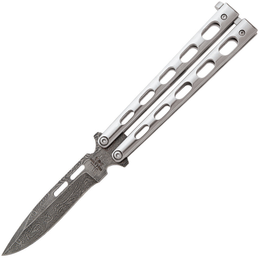 Butterfly Drop Point Damasc