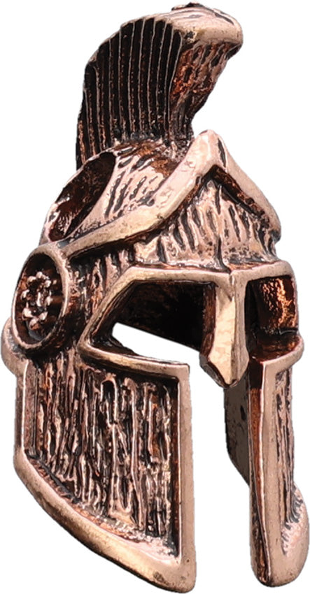 Spartan Helmet Bead Copper