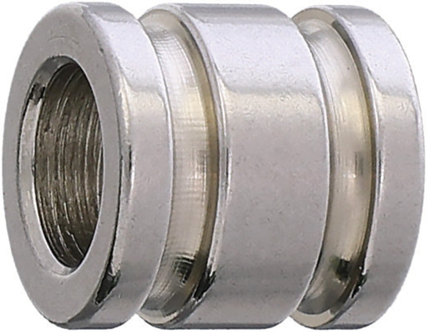 Silver Titanium Tube Bead