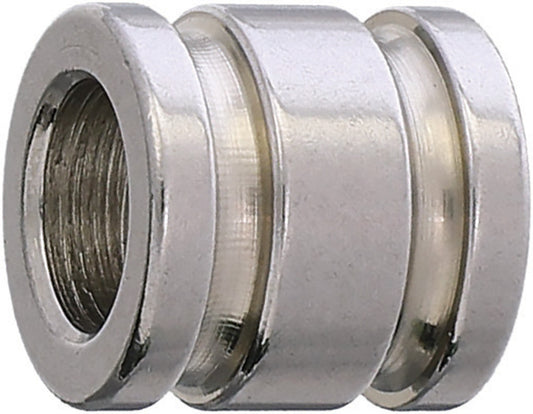 Silver Titanium Tube Bead