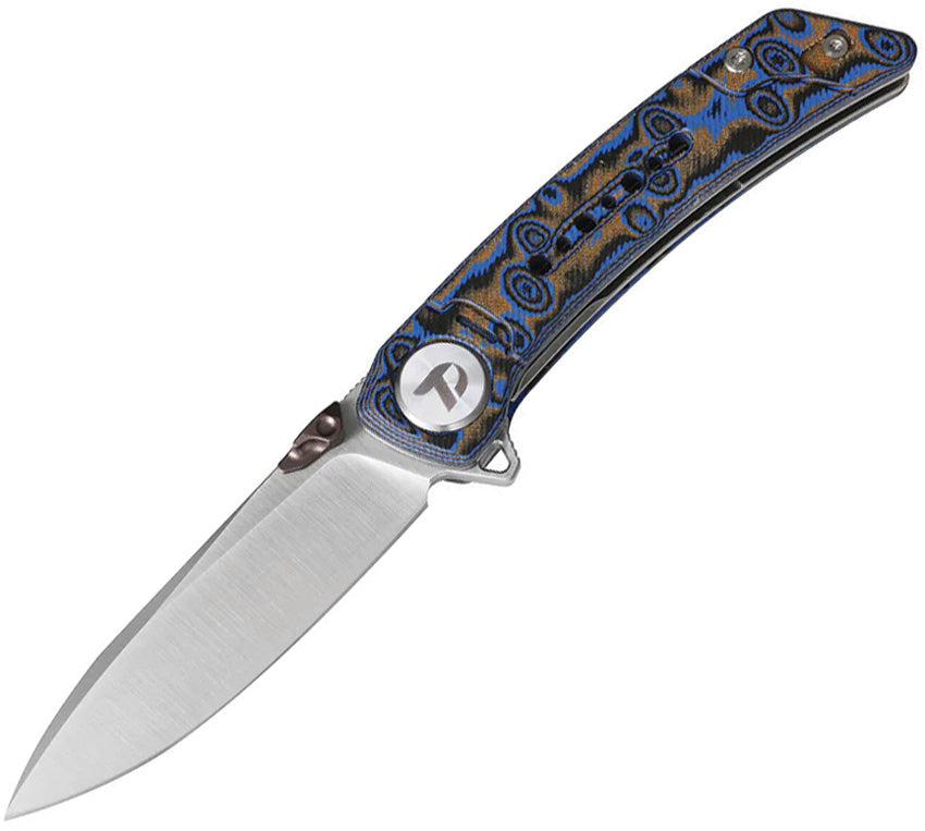 Linerlock Micarta Blue D3610MBL