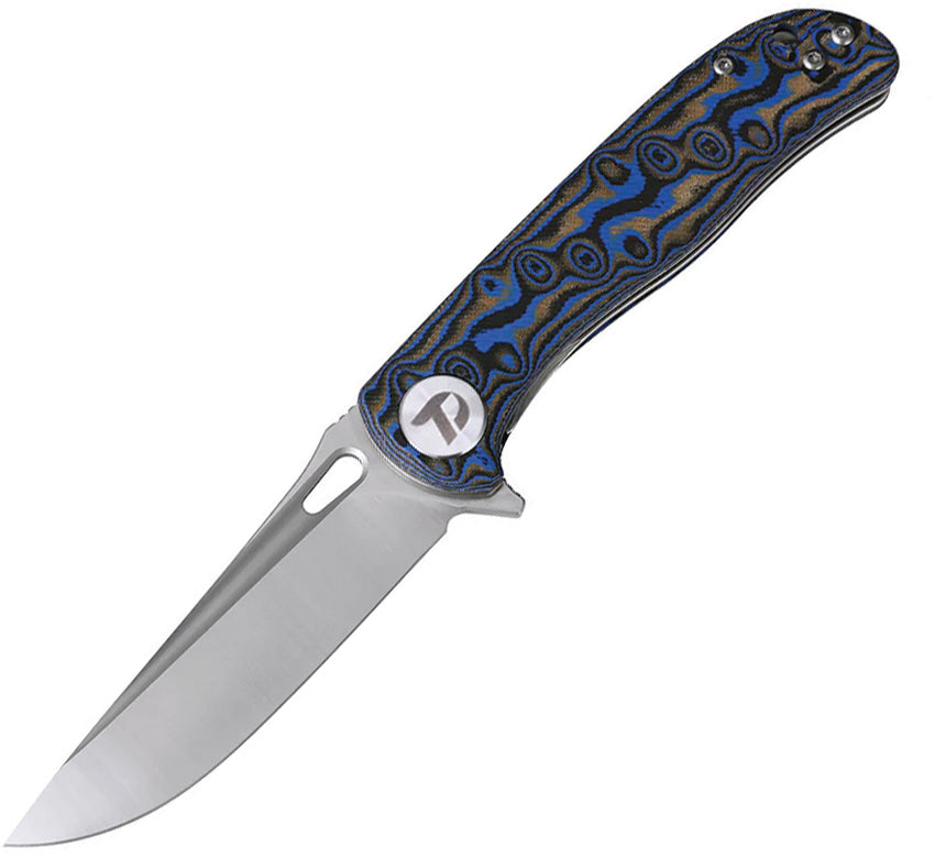 Linerlock Micarta Blue D3898MBL