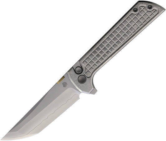 Chop 2 Button Lock Grid Silver