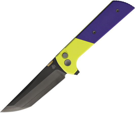 Chop 2 Button Lock PRP/YLW