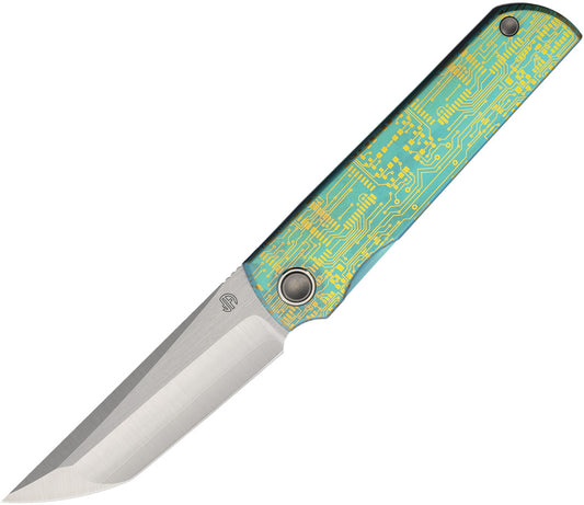 Zen Framelock Ti Teal