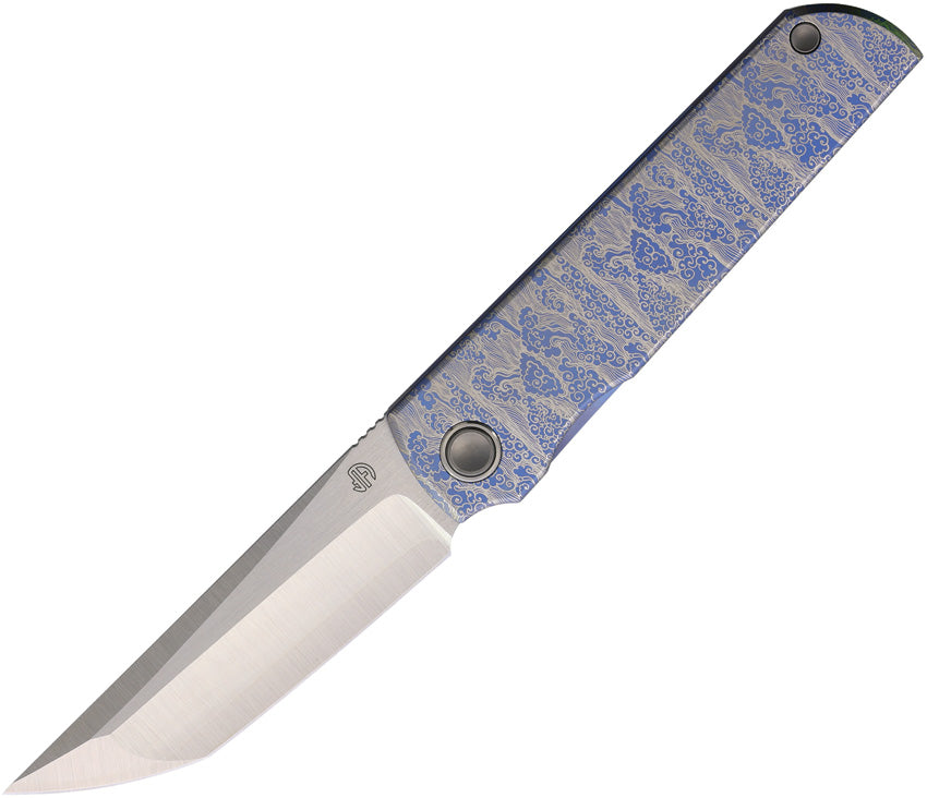 Zen Framelock Ti Blue 2414-A-ZDP189-B
