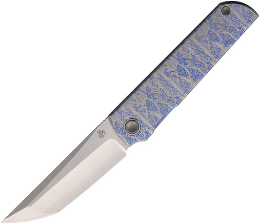 Zen Framelock Ti Blue
