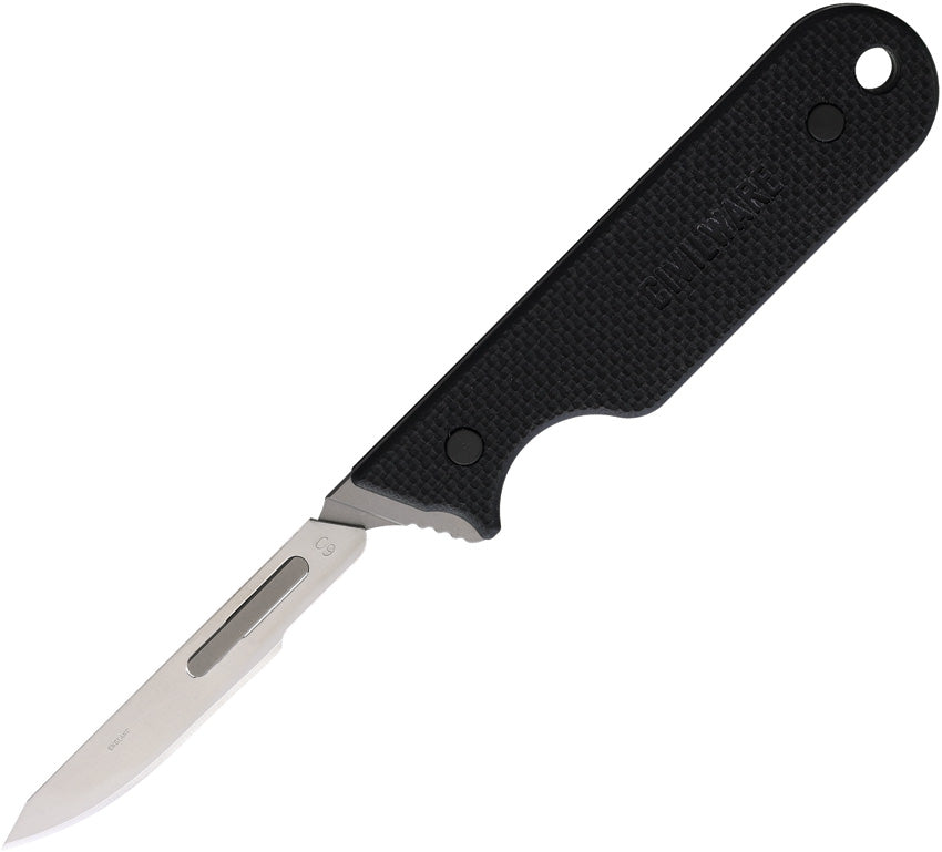 Scalpel Fixed Blade Black