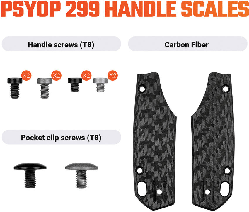 Psyop 299 Handle CF Black