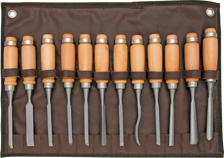 12 Piece Carving Chisel Set