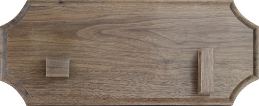 Walnut Bowie Wall Plaque