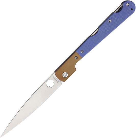 Corso Lockback Blue Micarta