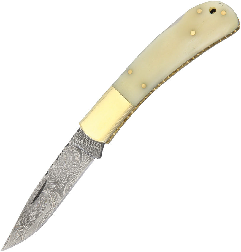 Lockback White Bone
