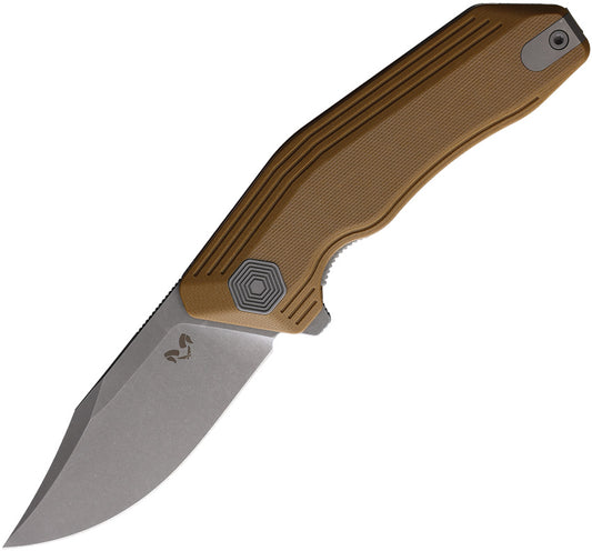 Cerberus Linerlock Tan G10