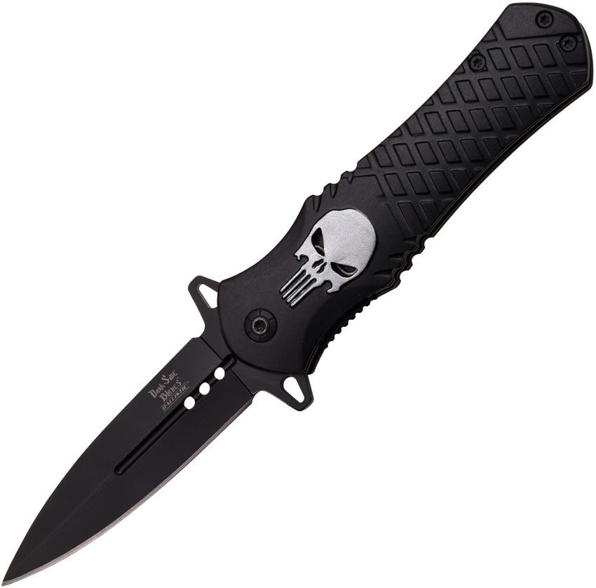 Silver Skull Linerlock