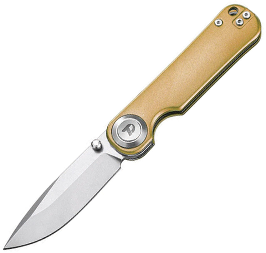 Buttonlock Aluminum Damascus