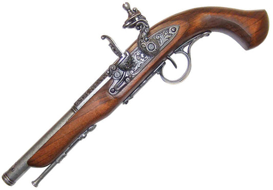 18th Cen Flintlock Pistol Left