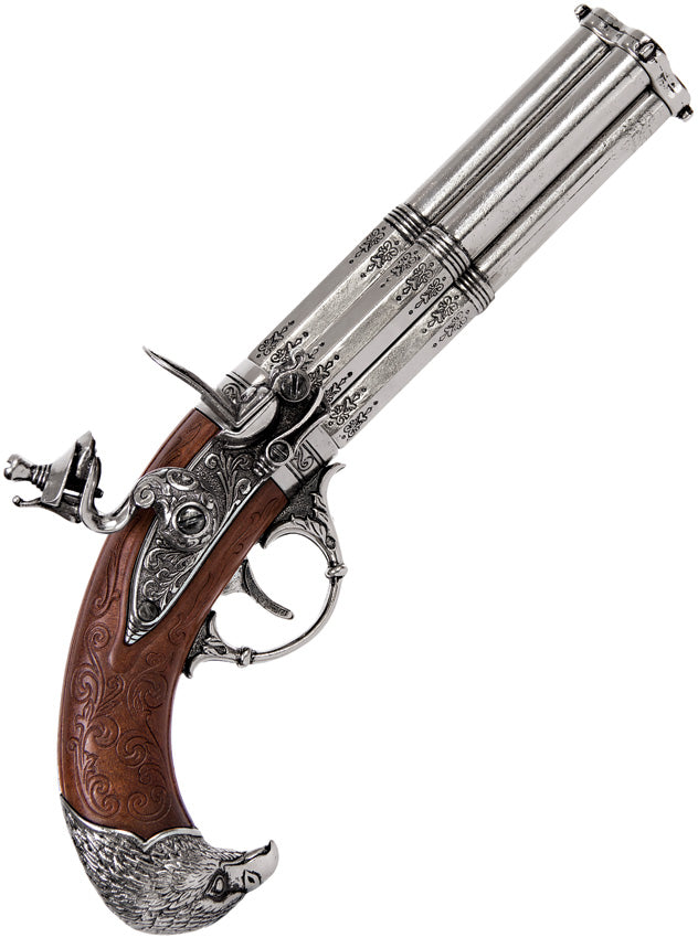 French 4 Barrel Flintlock 22-1307