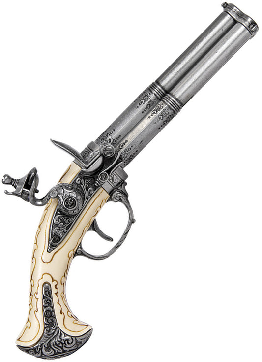 Revolving 3 Barrel Flintlock
