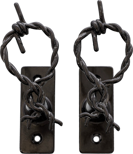 Barbed Wire Hanger Pair