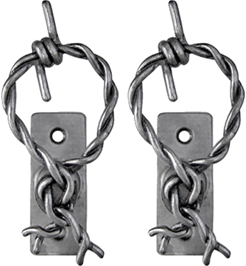 Barbed Wire Hanger Pair