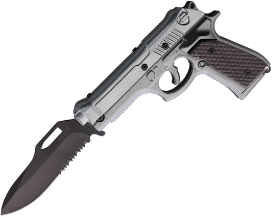 Pistol Linerlock A/O Gray