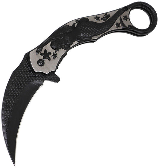 Mermaid Karambit Linerlock 10-A120SB