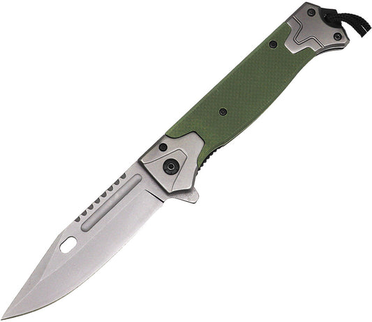 Linerlock A/O Green G10