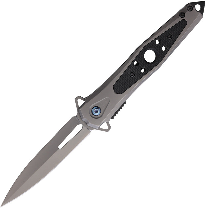 Linerlock A/O Gray/G10 10-A123G10