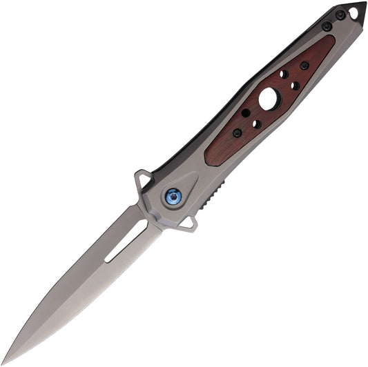 Linerlock A/O Gray/Wood