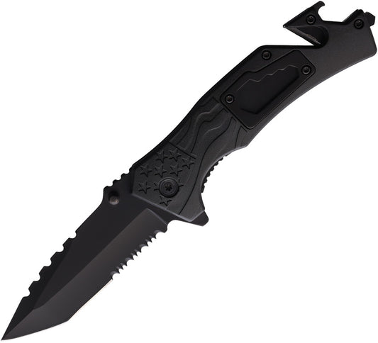 Rescue Linerlock A/O Black 10-A48BK