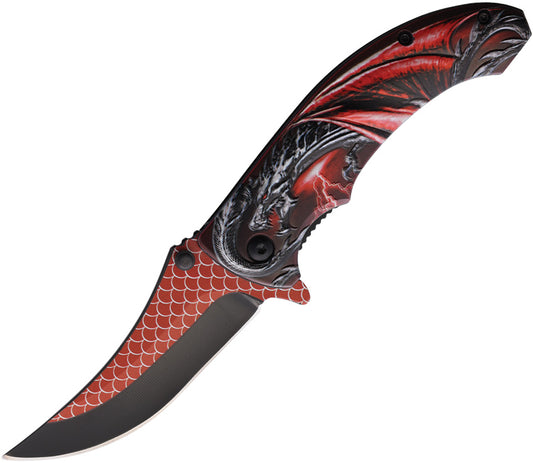 Dragon Linerlock A/O Red 10-A56RD