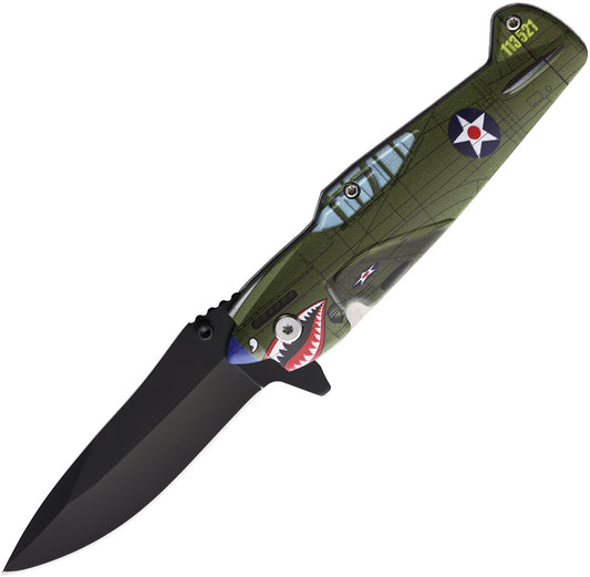Fighter Plane Linerlock A/O 10-A85GN