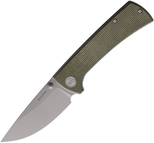 RCK9 Linerlock Green Mic