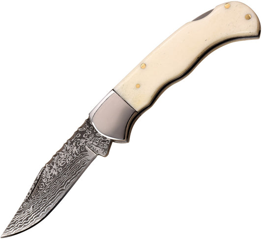 Lockback White Bone
