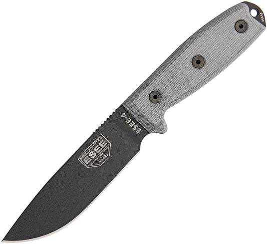 Model 4 Stainless Plain ESEE-4P-MB-B