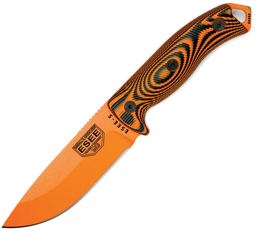 Model 5 Fixed Blade Orange 5POR-006