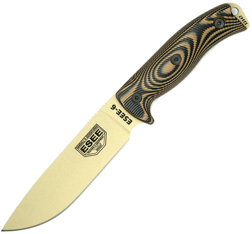 Model 6 Fixed Blade Tan 6PDT-005