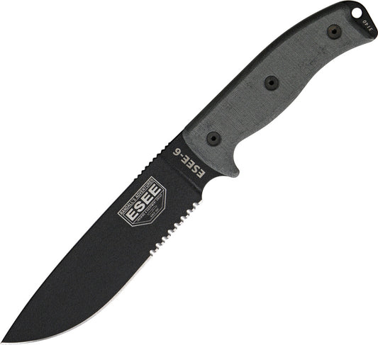 Model 6 Part Serrated ESEE-6S-B