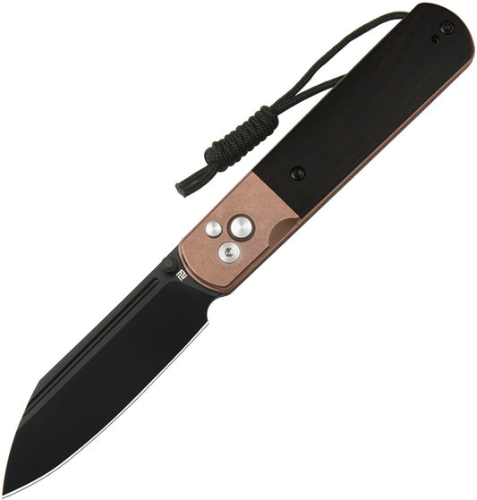 Holm Button Lock Ebony 1875P-BRG