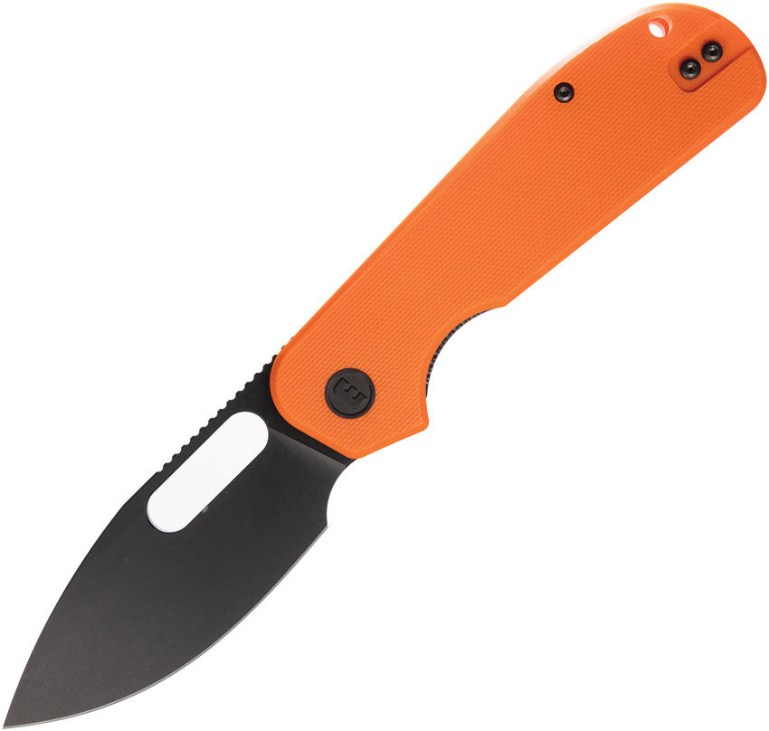 EFD Linerlock BSW Org G10  EFD  BLACKWASH ORANGE G10