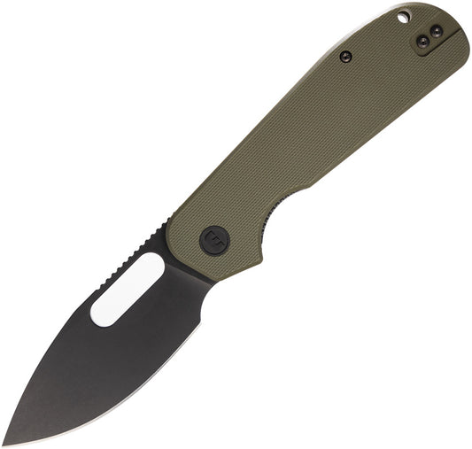 EFD Linerlock BSW OD G10 EFD  BLACKWASH OD GREEN G10
