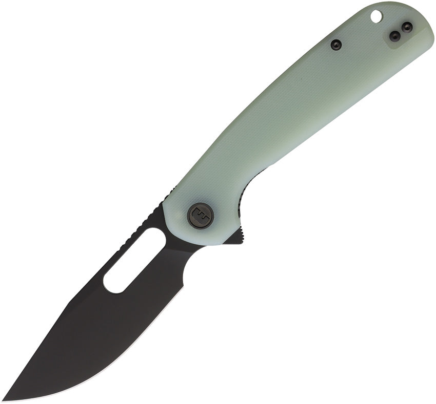 Trinity Linerlock BSW Jade TRINITY BLACKWASH JADE G10