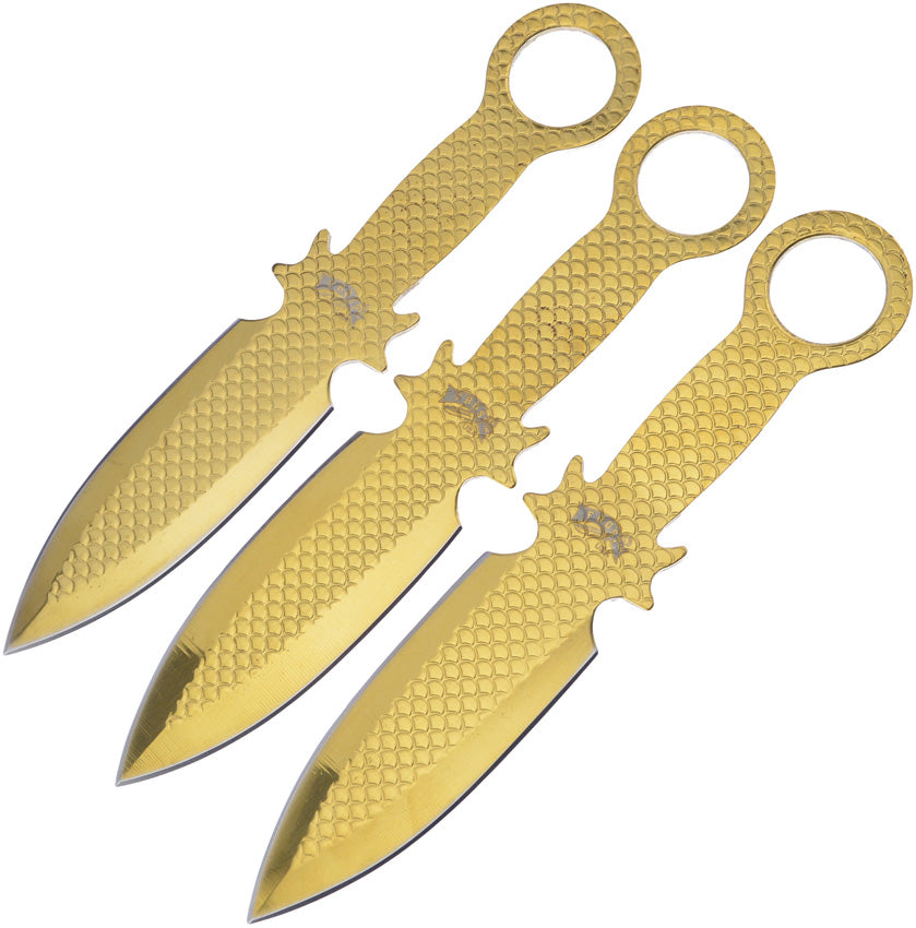 Three Piece Thrower Set Gold FC-106GD