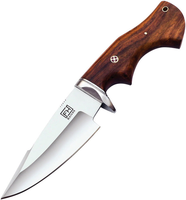 Fixed Blade Brown Wood MLK-0002