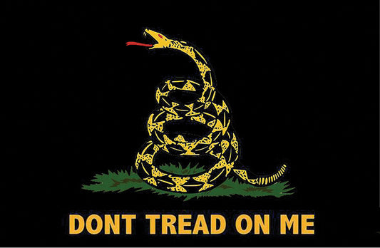 Black Gadsden Flag R7254