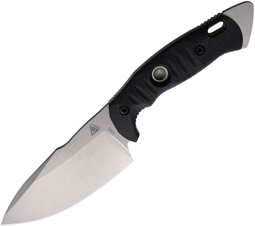 Alaris Fixed Blade Black/Grn ALARIS-3V-MBL/GRN