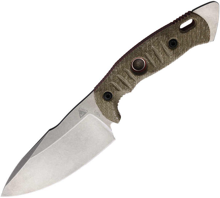 Alaris Fixed Blade Grn/Red ALARIS-3V-MOD/RED
